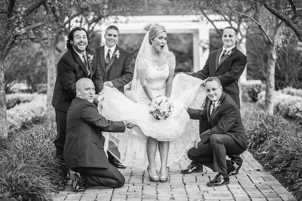 Michigan Wedding Planner, Wellers Carriage House, Bride and Groomsman