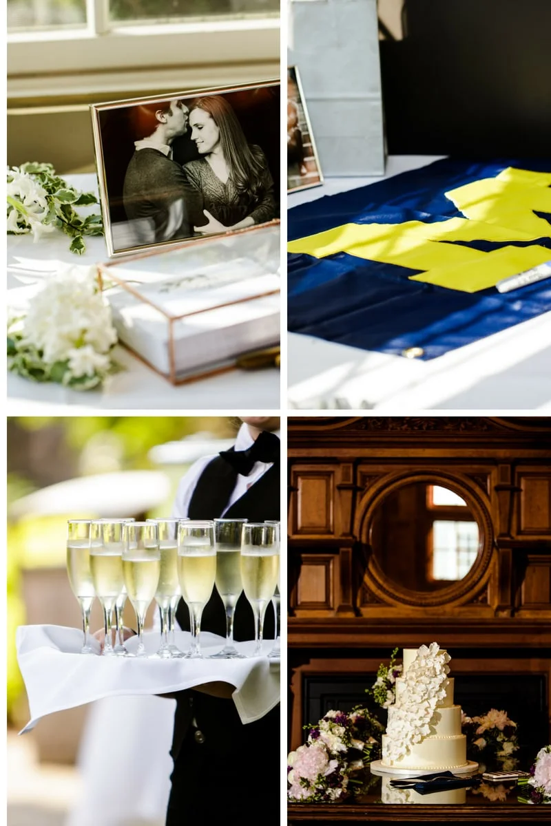 simply brilliant events, ann harbor destination wedding