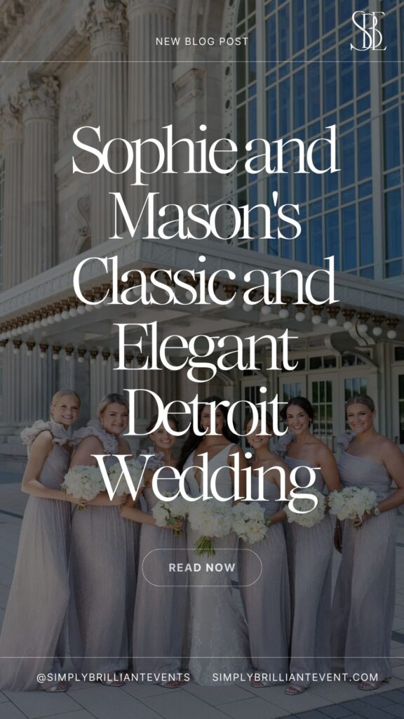 luxury Detroit wedding; Book Tower wedding; Cathedral of the Most Blessed Sacrament wedding; detroit wedding planner